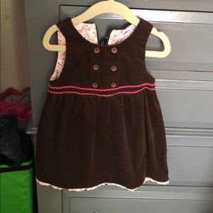 Brown corduroy with piping. 2t Janie and jack